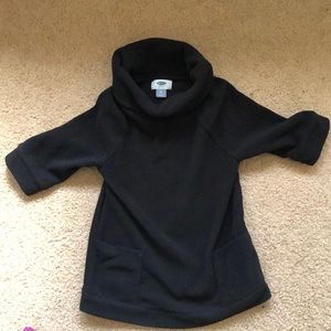 Girls 5T Black Cowl Neck Sweater
